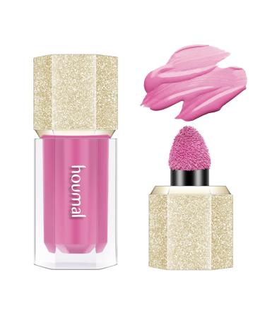 KYDA Soft Cream Liquid Blush  Dewy Finish  Creamy Cheek Blush Rouge for Natural Lively Look  Lightweight Breathable Lasting Sheer Rouge Tint  by Ownest Beauty-Peach Pink