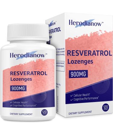 Herodianow Resveratrol Lozenges - 900mg - 120 Lozenges