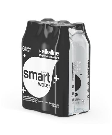 Smartwater alkaline with antioxidant - 1Liter - Pack Of 6 - Buy Online on GoSupps.com