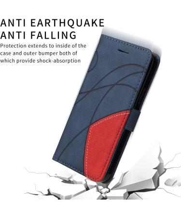 Premium PU Leather Wallet Case for Huawei Mate 20 Lite - Haygdz Card Compartment Magnetic Stand Blue - Buy Online on GoSupps.com