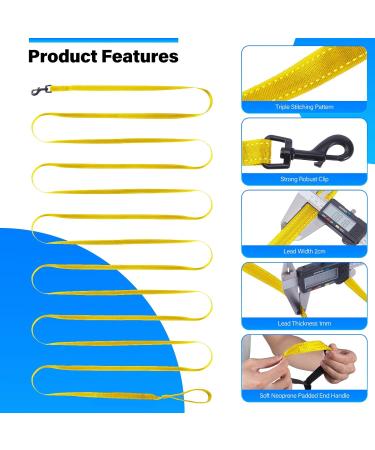 Buy Loutep Reflecting Training Lines for Dogs - Extra Long Leash (3m 5m 10m 15m 20m 25m 30m) with Padded Handle - Strong Nylon Rope for All Dog Sizes - International Shipping Available - Buy Online on GoSupps.com