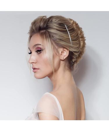 5-Piece Metal Wire Hair Comb Set for Bridal Wedding Veil - 30 Teeth White K - Buy Online on GoSupps.com