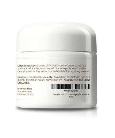 Buy Derm Le Mar 2x Anti-Aging Face Cream - 2 Month Supply | Enhanced Vitamin C A & E Formula for Healthy Collagen & Reduced Wrinkles - International Shipping - Buy Online on GoSupps.com