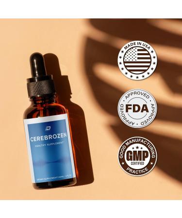 Cerebrozen Tinnitus Ear Drops - Cerebrozen 24 Cerebrozen Liquid Drops Cerebrozen Reviews Cerebrozen Drops for Ear Relief Advanced Formula (1 Pack - 1 Month Supply) - Buy Online on GoSupps.com