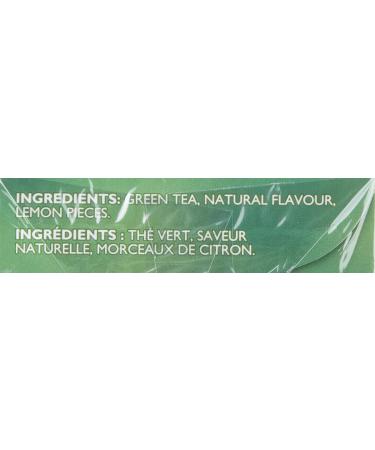Twinings Green Tea and Lemon Individually Wrapped Tea Bags | Fresh & Uplifting | 20 Count (Pack of 6) Green Tea and Lemon 20 Count (Pack of 6) - Buy Online on GoSupps.com