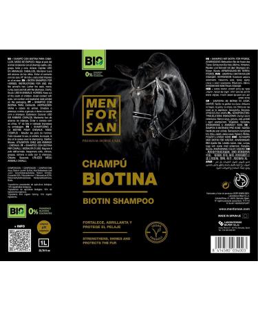 GNCGarden Biotin Horse Shampoo 1 Litre - Buy Online on GoSupps.com