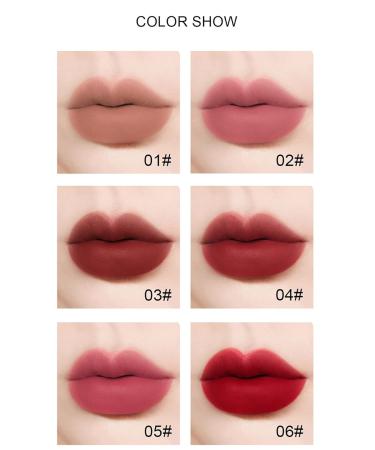 Long-Lasting Waterproof Matt Lipstick Set for Effortless Beauty | Non-Stick Cup Liquid Lipstick (Designed for Lazy People) - Buy Online on GoSupps.com