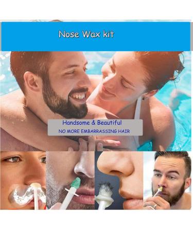 Roseflower Nasal Hair Wax Set - Safe & Pain-Free Hair Removal for Men & Women | 75g Nose Wax 10-15 Uses - Buy Online on GoSupps.com