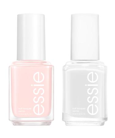 essie Nail Polish French Manicure Set Ballet Slippers Classic Pale Pink Nail Polish 0.46 oz + Blanc White Nail Polish (1 ea)