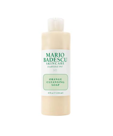 Mario Badescu Orange Cleansing Soap  Cream Cleanser and Exfoliator Enriched With AHA For Dry Skin 8 Fl Oz (Pack of 1) - Buy Online on GoSupps.com