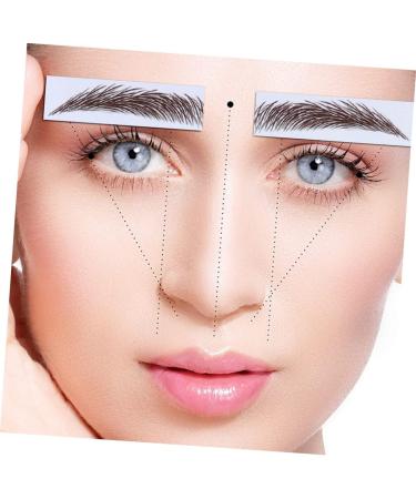 Angoily 5pcs Eyebrow Stickers Authentic Eyebrows Black Out Stickers Eyebrow Tool Hair Post Paper 3d - Buy Online on GoSupps.com