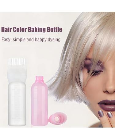 2 Pieces Hair Color Brush Bottle Set | Root Ridge Applicator & Hair Dye Comb | Essential Hair Dye Tools - Buy Online on GoSupps.com