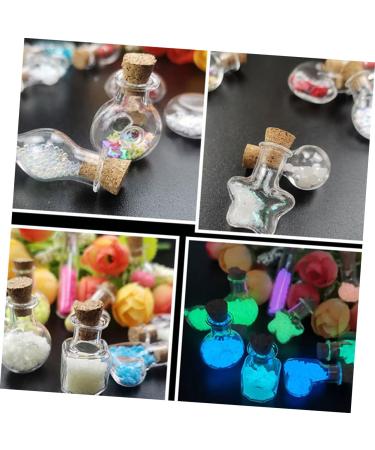 Zerodeko 10pcs Heart Jewelry Unique Wishing Bottle Vials Washing Bottle Wishing Bottle Diy Pendant Glass Wish Bottle Miniature Glass Color Bottle Pendants Bamboo Cork Glass Bottle - Buy Online on GoSupps.com