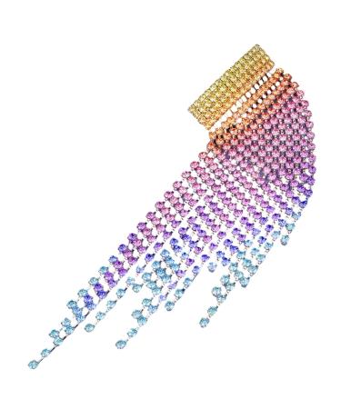 MAGICLULU Hair Accessories for Rhinestone Hair Clip for Women Rhinestone Hair Clips Hair Jewels for Women Rhinestone Barrettes for Women Hair Pin Child Tassel Rhinestones Decorate