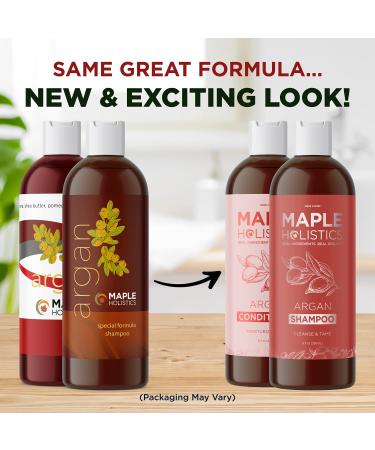 Argan Oil of Morocco Shampoo and Conditioner Set - Sulfate-Free for Color Treated Hair - Volumizing & Hydrating Formula for Men and Women - 2 Piece Set - Buy Online on GoSupps.com