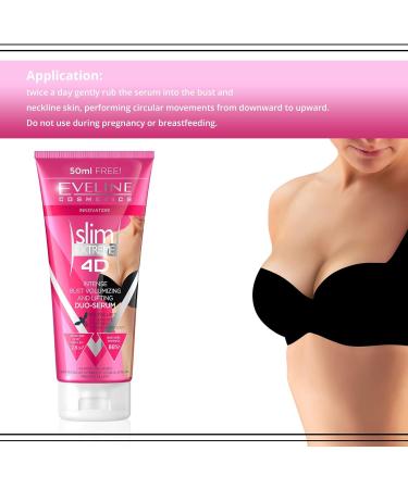 Eveline Cosmetics Bust Push-Up Serum | Breast Enlargement Cream for Women | 200ml | Intense Enhancer | Visible Uplift Results | Confirmed Effectiveness - Buy Online on GoSupps.com