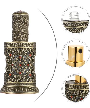 Perfume Bottle Aromatherapy Bottle Fragrance Containers Spray Essential Oil Container Vintage Glass Bottle Makeup Mister Men Ornaments Composite Material Travel Pure Dew - Buy Online on GoSupps.com