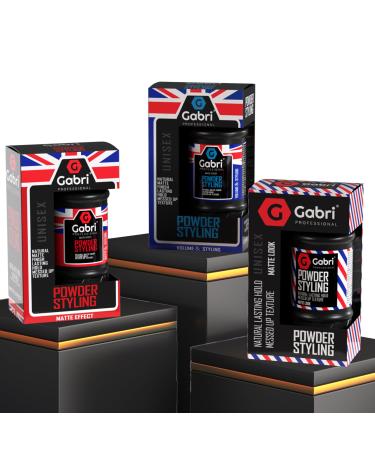 Gabri Matte & Styling Hair Powder Wax - Natural Mattiness & Elegant Red Aesthetic Packaging for Effortless Hair Style - Buy Online on GoSupps.com