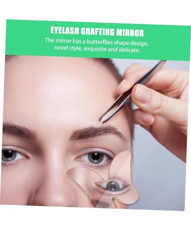 DOITOOL Make Up Mirrors Inspection Mirror Lash Tools Eyelash Applicator Tool Eyelash Application Mirror Eyelash Mascara Butterfly Lash Extension Products Stainless Steel Make up 18X6.5X0.5CM Golden - Buy Online on GoSupps.com