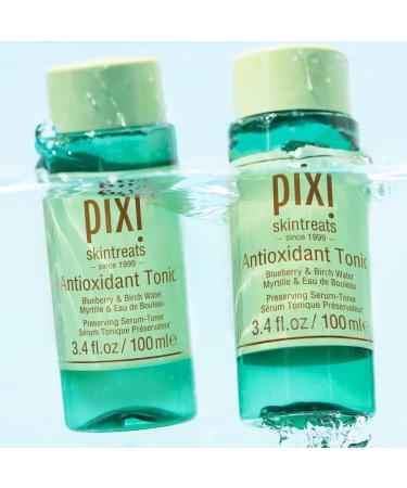 Pixi Antioxidant Tonic | Alcohol-Free Hydrating Multi-Tasking Formula with 3 Facial Skin Care Products in 1 | Face Toner Essence and Serum in One Step | 100mL Travel Size Skincare - Buy Online on GoSupps.com