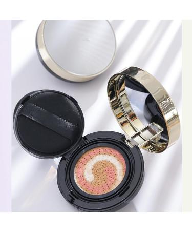Triple Color Cushion Foundation Flawless Waterproof Air Cushion Foundation Deep Moisturizing Concealer Foundation Lasting Nude Makeup Lightening Oil Control - Buy Online on GoSupps.com
