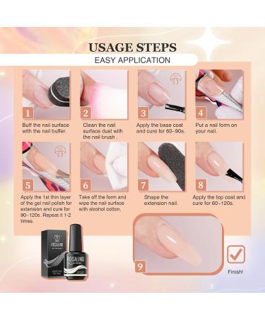 Rosalind Nail Extension Gel - Naked Pink 15ml Builder Gel for Quick Nail Art & DIY Extensions - Buy Online on GoSupps.com
