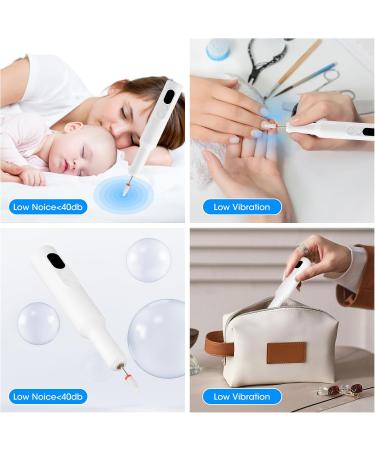 Cordless Nail Drill Electric Nail Files Kit with Dual Charge Ports 3 Speeds Professional Rechargeable Nail File Set Portable Electric Manicure and Pedicure Set for Shaping/Polishing/Removing Callus - Buy Online on GoSupps.com