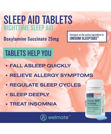 WELMATE Complete Allergy & Wellness Kit: Generic Xyzal Levocetirizine 5mg (24hr Support) Phenylephrine HCl Nasal Decongestant Doxylamine Sleep Aid Bifidobacterium Probiotic & Zinc Sulfate - Buy Online on GoSupps.com
