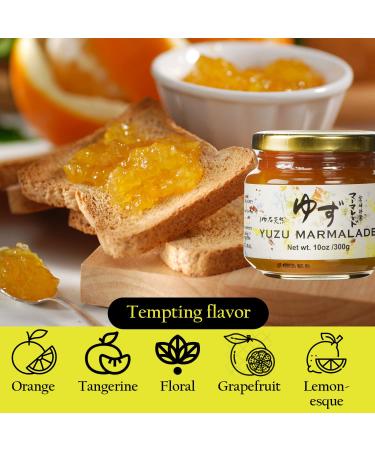 Yakami Orchard Japanese Yuzu Marmalade 10 Ounce (Pack of 2) - 300g Jar | Authentic Citrus Spread - Buy Online on GoSupps.com