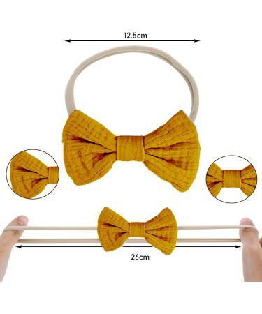 ARTLATU 3-Piece Baby Gift Set: Bib Pacifier Chain & Hairband - Perfect Gifts for Newborn Girls - Buy Online on GoSupps.com