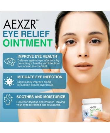 IFFANY Eye Relief Ointment Nighttime Dry Eye Ointment Quickly and Effectively Relieves Eye Fatigue Dryness Redness and Pain - Buy Online on GoSupps.com
