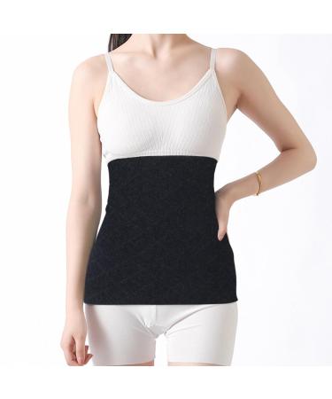 Buy Adjustable Winter Thermal Waist Warmer for Men & Women - Plush Lumbar Support Back Brace - Stomach Warming Protector in Black - Buy Online on GoSupps.com