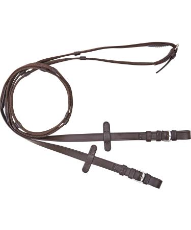 BUSSE reins BELT-STANDARD dark brown Shetty