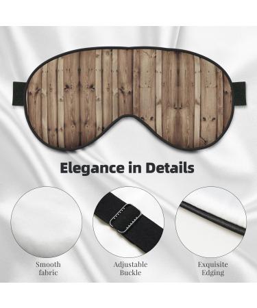 Wood Grain Print Unisex Sleep Eye Mask | Soft Comfort Eye Shade for Travel Yoga & Shift Work - Shop Now - Buy Online on GoSupps.com
