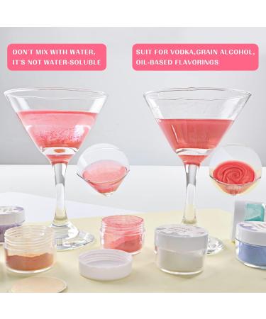 E-Concrete Edible Glitter - 8 Vibrant Colors for Food Drinks & Desserts | 3G/Bottle Edible Glitter Dust for Frosting Pies & Cupcakes - Buy Online on GoSupps.com