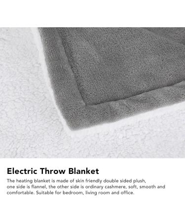 Zerodis Electrically Heated Full-Body Warming Blanket | Soft Flannel Ceiling Monitor with Overheating Protection & 6-Hour Timer | Fast Warming & Adjustable Heat Levels - Buy Online on GoSupps.com