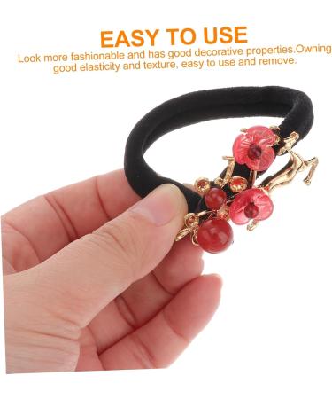 Beavorty hair tie scrunchies for girls womans rings hair accessories for women girls ponytail rings hair bobbles scarfs for women Elk Petal Hair Scrunchies Practical Hair Scrunchies Hanfu - Buy Online on GoSupps.com