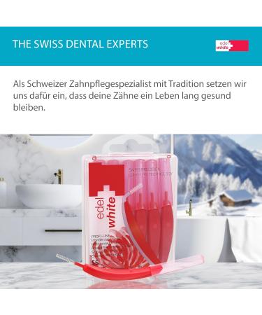Edel+White ID7 Interdental Brushes SS 0.5 mm | 6 Pack for Gentle Tooth Cleaning in Tight Spaces - International Shipping Available - Buy Online on GoSupps.com