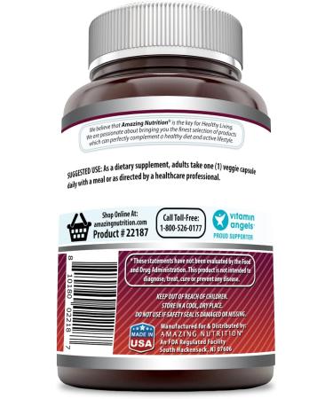 Amazing Formulas Quercetin 500mg Veggie Capsules Supplement | Non-GMO | Gluten Free | Supports Overall Health & Well Being (120 Count | 3 Pack) - Buy Online on GoSupps.com