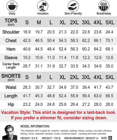 MRIGNT Men's Hawaiian Shirt and Short Set - Vacation Outfit with Short Sleeve Shirt, Beach Casual Button Down - X-Large - Buy Online on GoSupps.com