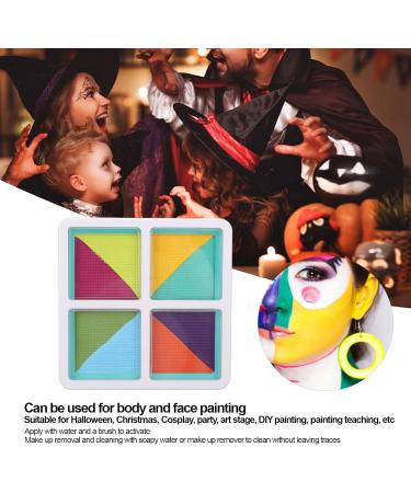 Aoaoy Face Paint Kit for Kids 8 Colors Face and Body Paint Palette Matte Water Based Halloween Quick Dry Long Lasting 60g (Number 2) - Buy Online on GoSupps.com