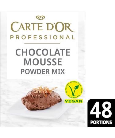 Carte D'Or Vegan Chocolate Mousse Powder Mix 900g - 3x300g Pack | Rich & Creamy Chocolate Flavor - Buy Online on GoSupps.com