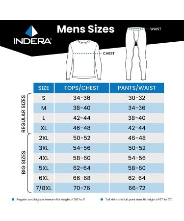 Indera Men's Large Tall Traditional Long Johns Thermal Underwear Pant in Natural - Buy Online on GoSupps.com