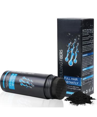 Spread hair for hair sealing hair powder full hair in seconds men and women of course invisible approach powder hair loss and light hair powder (black)