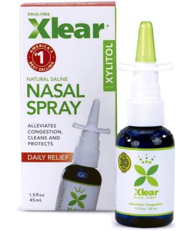 Xlear Xylitol Saline Nasal Spray 1.5 fl oz - Fast Relief for Nasal Congestion - Buy Online on GoSupps.com