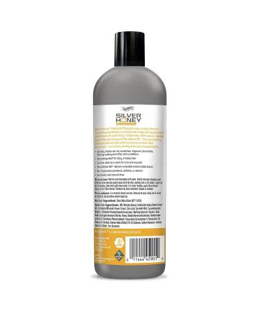 Absorbine Silver Honey Rapid Skin Relief Medicated Shampoo - 16 fl oz - Buy Online on GoSupps.com