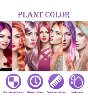 10 Colors Washable Hair Chalk Comb for Girls | Non-Toxic Temporary Hair Coloring Kit for Kids | Perfect for Parties, Cosplay, Halloween | Age 5+ | Great DIY Gift - Buy Online on GoSupps.com