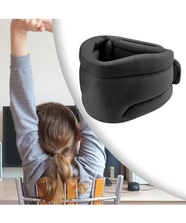 Shop Sharplace Ergonomic Neck Support Bandage - Soft Sponge Neck Collar for Stability | Ideal for Reading - Black - Buy Online on GoSupps.com