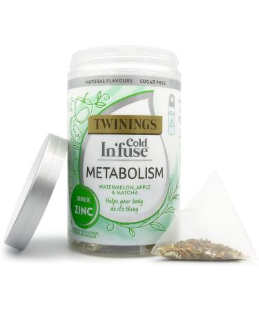 Twinings Cold Infuse Metabolism 12 Infusers - Watermelon Apple & Matcha - Pack of 1 - Buy Online on GoSupps.com