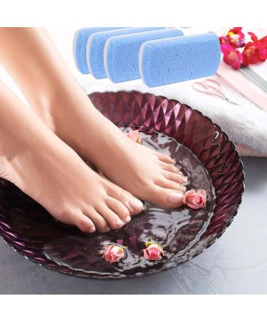 4-Piece Double-Sided Lava Pumice Stone Set - Effective Callus & Dead Skin Remover for Feet Hands & Body - Buy Online on GoSupps.com